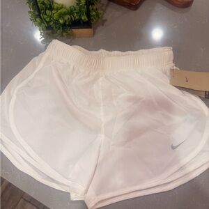 Nike Dri-FIT White Sports Shorts